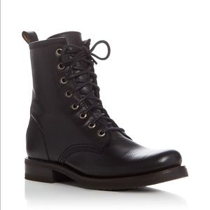 FRYE LACE UP COMBAT BOOTS